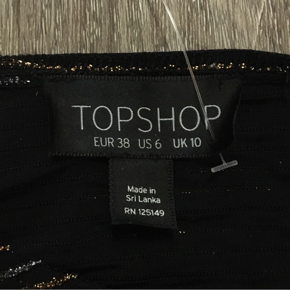 Topshop Long Sleeved Cocktail Mini Dress - Picture 5 of 5